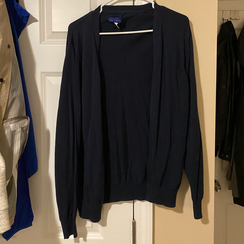 Navy blue cardigan